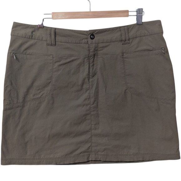 REI Co-op Skort Skirt Drawstring Active Tennis Stretch Quick Dry Cargo Size 14 - Picture 1 of 11